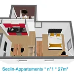 - Seclin-appartements Apartamento *